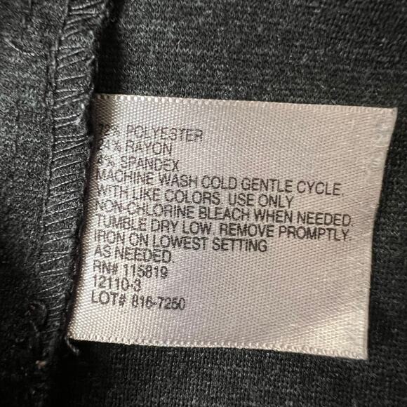 Worthington Gray Black Knee Length Pencil Skirt, US4 - Picture 5 of 5